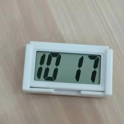 1 ΤΕΜ. Δημιουργικό μίνι ρολόι που μπορεί να μεταφέρει απλούς μαθητές Παιδιά Ήσυχο ρολόι επιτραπέζιου υπολογιστή Ηλεκτρονικό ρολόι αυτοκινήτου Οικιακό