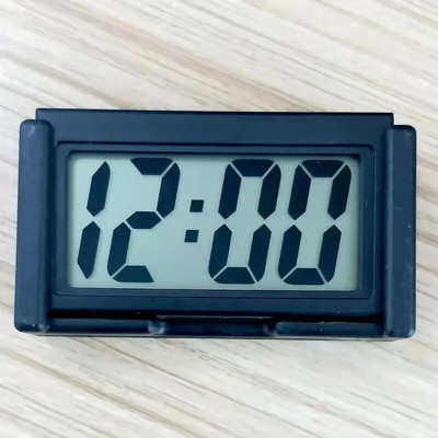 1 ΤΕΜ. Δημιουργικό μίνι ρολόι που μπορεί να μεταφέρει απλούς μαθητές Παιδιά Ήσυχο ρολόι επιτραπέζιου υπολογιστή Ηλεκτρονικό ρολόι αυτοκινήτου Οικιακό