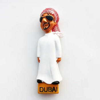 Дубай Туристически сувенири Магнити за хладилник Khalifa Tower Саудитска Арабия Хладилник Възпоменателни магнитни стикери Декорация на дома