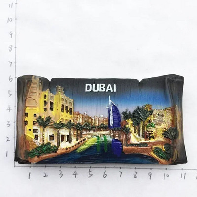 Dubai turisztikai ajándéktárgyak Hűtőmágnesek Khalifa Tower Szaúd-Arábia Hűtőszekrény Emlékmágneses matricák Otthoni dekoráció