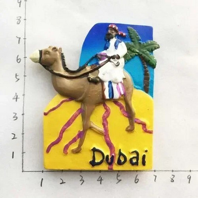 Dubai turisztikai ajándéktárgyak Hűtőmágnesek Khalifa Tower Szaúd-Arábia Hűtőszekrény Emlékmágneses matricák Otthoni dekoráció
