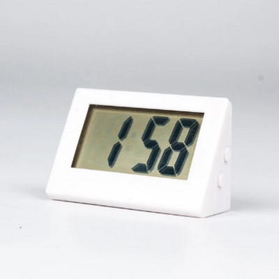 Elektronikus összecsukható LCD digitális ébresztőóra asztali hőmérséklet páratartalom mérő óra időjárás állomás asztali asztali utazási mini óra