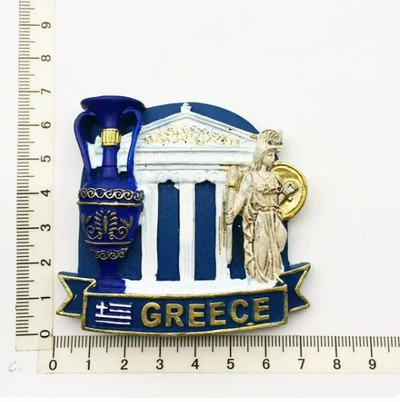 Monaco Creative Tourism Souvenir Resin UV mágneses hűtőszekrény Lakásdekoráció
