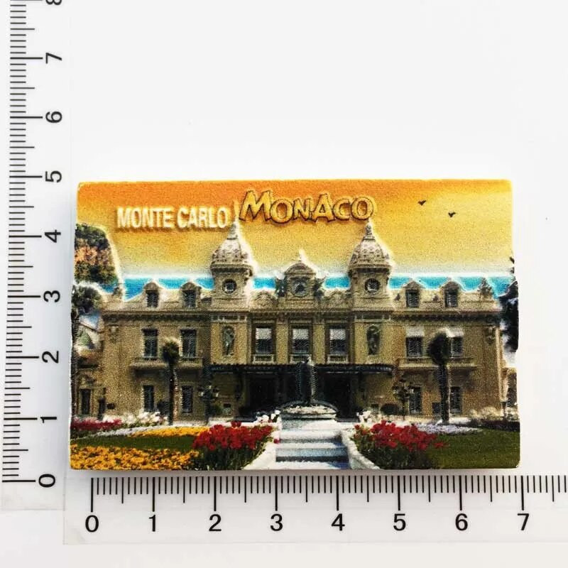 Monaco Creative Tourism сувенир смола UV магнит хладилник домашен декор