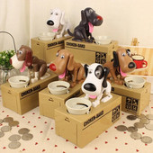 Automated Dog Steal Money Box Piggy Bank Τράπεζα νομισμάτων για χριστουγεννιάτικο δώρο Παιδιά δώρο γενεθλίων Τράπεζα χρημάτων