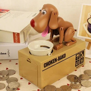 Automated Dog Steal Money Box Piggy Bank Τράπεζα νομισμάτων για χριστουγεννιάτικο δώρο Παιδιά δώρο γενεθλίων Τράπεζα χρημάτων