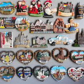 Németország mágnesek Berlin München Hamburg Stuttgart Frankfurt Kölner Bremen Schwarzwald Oktoberfest Hűtőmágnesek matrica