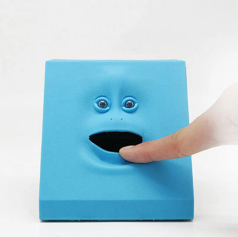 Face Money Eating Box Toy Piggy Casin Coins Box Money Coin Saving Bank за деца Подарък Детски подарък Drop Shipping