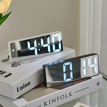 Μινιμαλισμός LED Ψηφιακό Ξυπνητήρι Ηλεκτρονικό Ψηφιακό Ξυπνητήρι Ψηφιακό ρολόι Επιτραπέζιο Ρολόι Διακόσμηση γραφείου δωματίου Εξαιρετική διακόσμηση σπιτιού