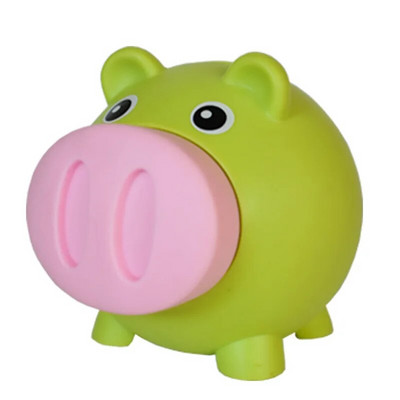 Small Piggy Bank Κινούμενα σχέδια Κουτιά αποθήκευσης χρημάτων Squeaky Kids Toys Διακόσμηση σπιτιού Κουμπί εξοικονόμησης χρημάτων Παιδιά Piggy Money Bank Δώρα για παιδιά