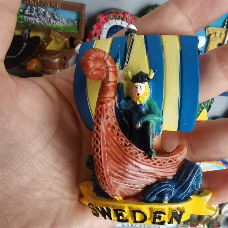 Световни туристически магнити за хладилник Уиндзор ГРАН КАНАРИА Барселона Гърция Исландия Финландия Полша Германия Швеция Магнитни стикери от смола