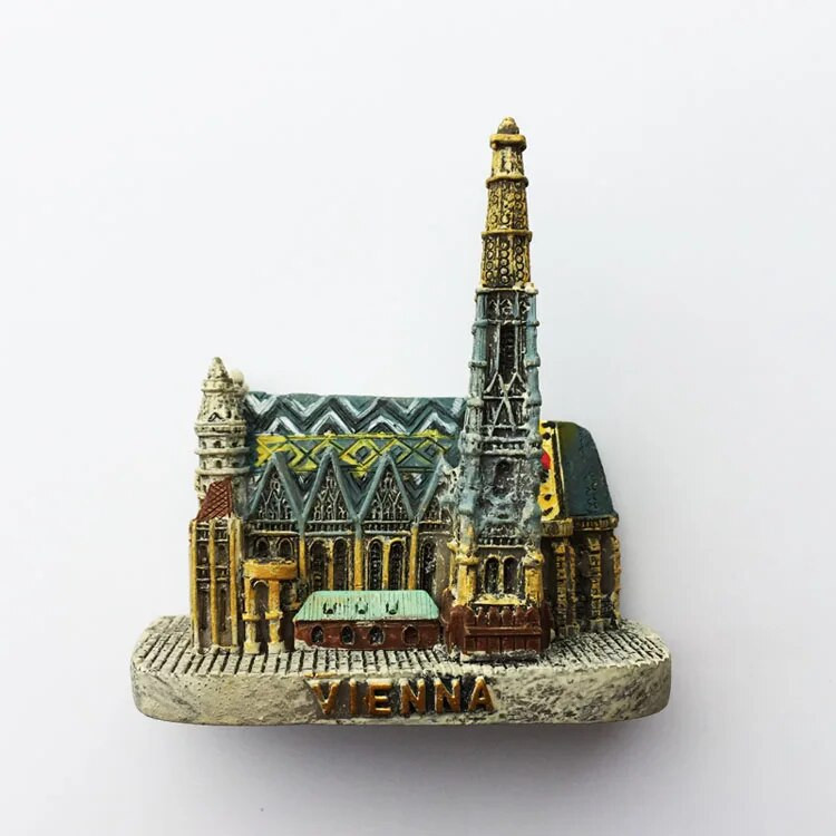 Austrija Beč Magnet za hladnjak Salzburg Innsbruck Turizam Suveniri Rukotvorine Magnetske naljepnice za hladnjak Poklon za ruke Dekoracija doma