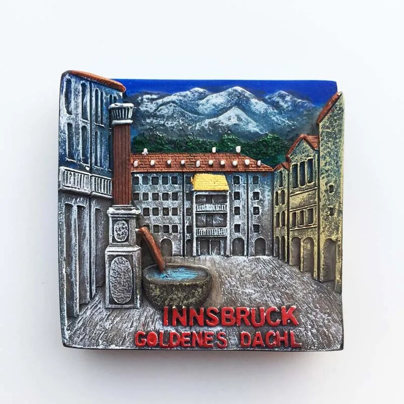 Austrija Beč Magnet za hladnjak Salzburg Innsbruck Turizam Suveniri Rukotvorine Magnetske naljepnice za hladnjak Poklon za ruke Dekoracija doma