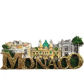 Monaco Resort and Culture Emléktárgyak Mágneses matricák hűtőgépekhez Kreatív lakberendezés Üzenőfal mágnesek Irodai dekoráció
