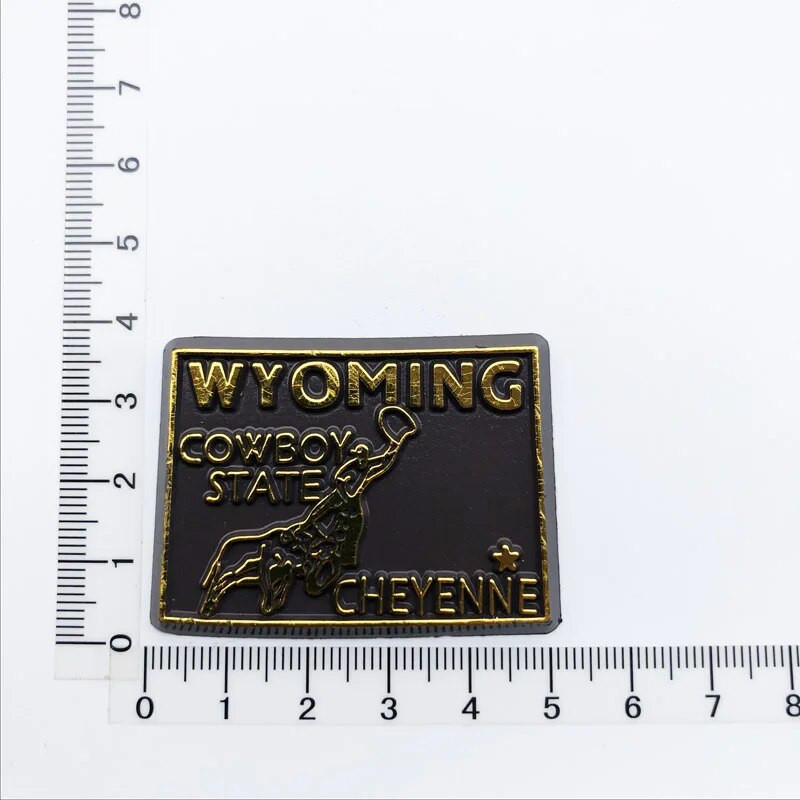 САЩ Нов материал Магнити за хладилник Вашингтон Калифорния Охайо Ню Мексико Уайоминг Мичиган Айова Карта за домашен декор Пъзел