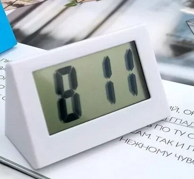 Μίνι ψηφιακό ρολόι θερμοκρασία υγρασία Φορητό ρολόι Ρολόι Θερμόμετρο Υγρόμετρο 12/24 ωρών Ρολόι με μπαταρία Τραπέζι σπιτιού