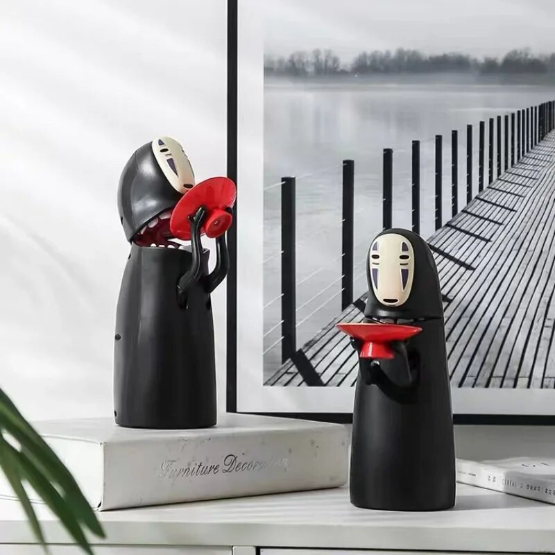 Faceless Piggy Творческа и уникална касичка Играчка за поглъщане на пари Автоматично ядене на монети Детски орнамент за спалня без лица