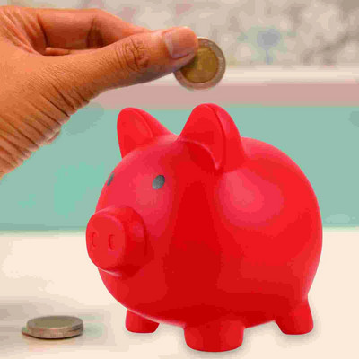 Piggy Bank Kids Unbreakable Coin Bank Πλαστικό βάζο αποθήκευσης χρημάτων Η πρώτη μου τράπεζα χρημάτων Δώρο Αγόρια Κορίτσια Παιδιά Γενέθλια Baby Shower