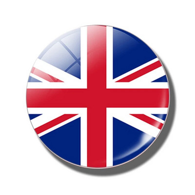 Δυτική Ευρώπη Flag Glass 30mm Ψυγείο Magnet Βέλγιο Ολλανδία Γαλλία Μονακό Ιρλανδία Ψυγείο Μαγνητικό αυτοκόλλητο Διακόσμηση