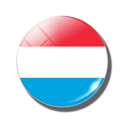 Δυτική Ευρώπη Flag Glass 30mm Ψυγείο Magnet Βέλγιο Ολλανδία Γαλλία Μονακό Ιρλανδία Ψυγείο Μαγνητικό αυτοκόλλητο Διακόσμηση
