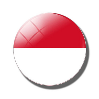 Δυτική Ευρώπη Flag Glass 30mm Ψυγείο Magnet Βέλγιο Ολλανδία Γαλλία Μονακό Ιρλανδία Ψυγείο Μαγνητικό αυτοκόλλητο Διακόσμηση