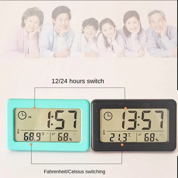 Ψηφιακό Ξυπνητήρι Θερμοκρασία Επιτραπέζιου Ψηφιακού Θερμόμετρου Ψηφιακό Θερμόμετρο Επιτραπέζιου Υγρόμετρου Μπαταρία Ώρα Ημερομηνίας Λειτουργίας Ημερολόγιο