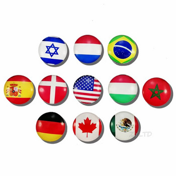 World Flags Μαγνήτης Ψυγείου Εθνική Σημαία Ψυγείο Μαγνήτες Αμερική ΗΠΑ ΗΠΑ Καναδάς Αγγλία Ισπανία Βραζιλία Ρωσία Φινλανδία Χώρες