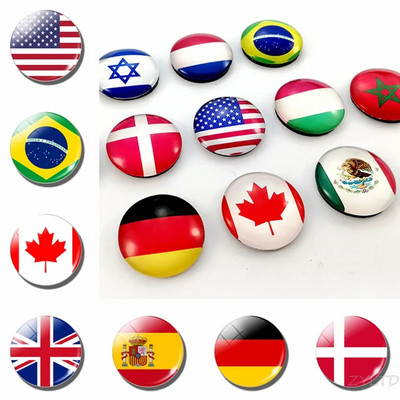 Steaguri lumii Magnet pentru frigider Steagul național Magneți pentru frigider America SUA SUA Canada Anglia Spania Brazilia Rusia Finlanda Țări