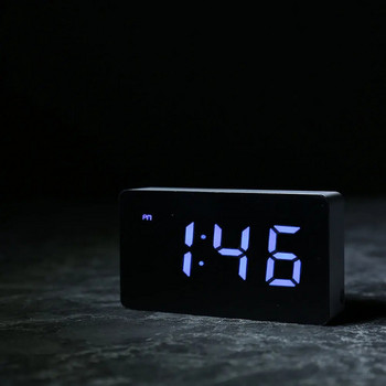 Ξυπνητήρι Led Καθρέφτης Αυτοκίνητο Έπιπλα σπιτιού Ηλεκτρονικό Ψηφιακό Γραφείο Υπνοδωμάτιο Έξυπνα Αξεσουάρ Διακόσμηση Ώρες Ρολόι τοίχου