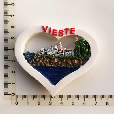 Ιταλία Μαγνήτες Ψυγείου Polignano Alberobello Ostuni TROPEA Vieste Puglia Peschici Τουριστικά σουβενίρ Μαγνητικά αυτοκόλλητα ψυγείου