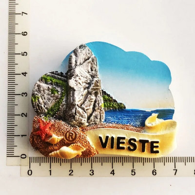 Ιταλία Μαγνήτες Ψυγείου Polignano Alberobello Ostuni TROPEA Vieste Puglia Peschici Τουριστικά σουβενίρ Μαγνητικά αυτοκόλλητα ψυγείου