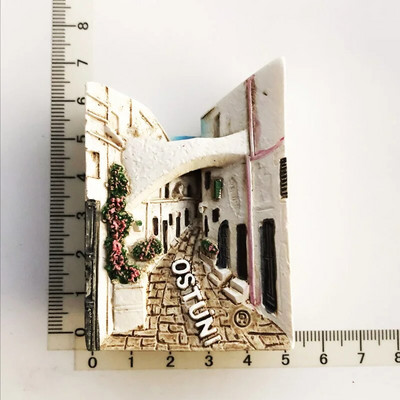Ιταλία Μαγνήτες Ψυγείου Polignano Alberobello Ostuni TROPEA Vieste Puglia Peschici Τουριστικά σουβενίρ Μαγνητικά αυτοκόλλητα ψυγείου