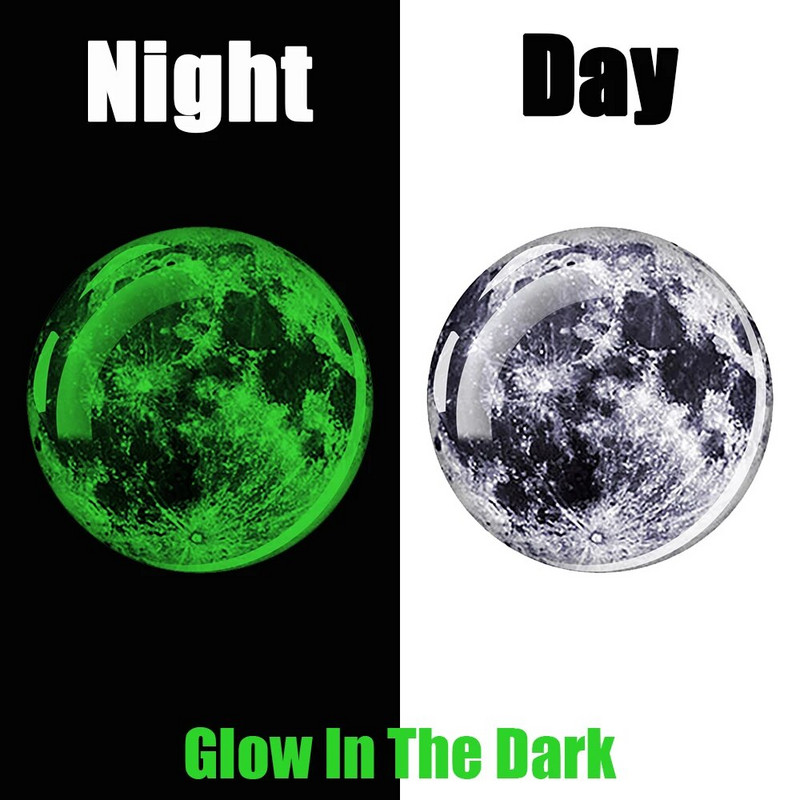 Слънчева система Светещ магнит Хладилник Планета Вселена Космос Магнити за хладилник Стикери Стъкло, светещо в тъмното Декорация на дома