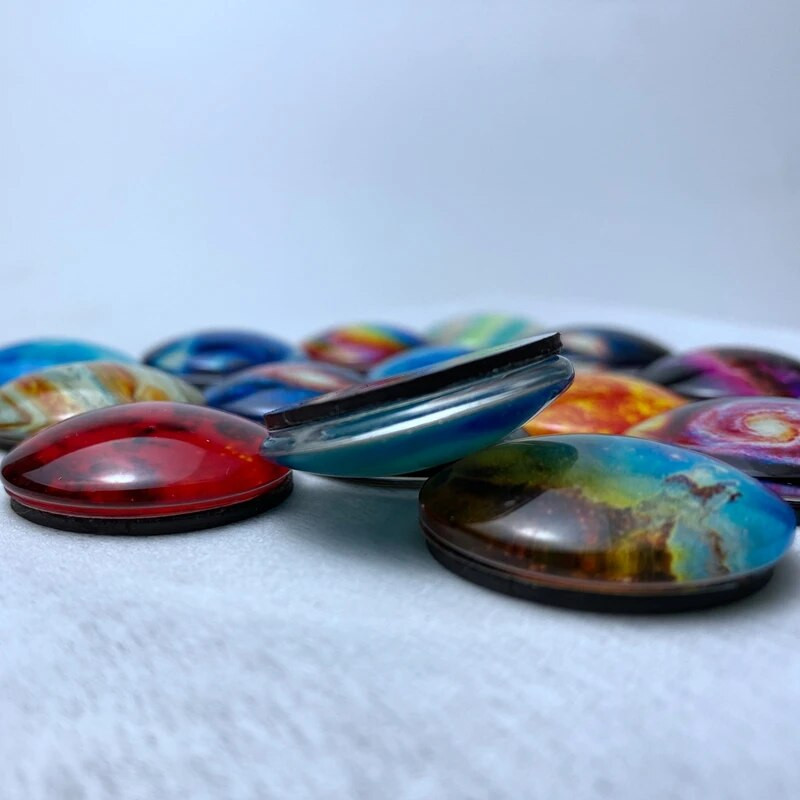 Слънчева система Светещ магнит Хладилник Планета Вселена Космос Магнити за хладилник Стикери Стъкло, светещо в тъмното Декорация на дома