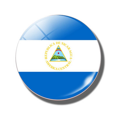Hűtőmágnes Honduras zászló Jamaica Mexikó Haiti Belize Amerika Kanada Kuba Bahama-szigetek 30 mm-es mágneses hűtőmatricák