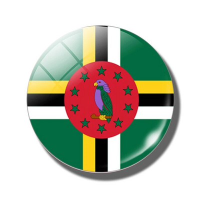 Hűtőmágnes Honduras zászló Jamaica Mexikó Haiti Belize Amerika Kanada Kuba Bahama-szigetek 30 mm-es mágneses hűtőmatricák