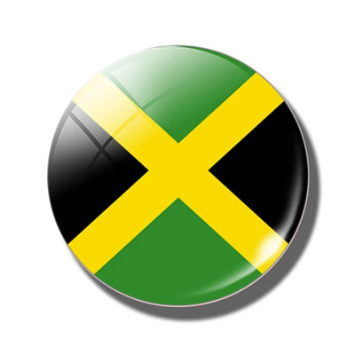 Hűtőmágnes Honduras zászló Jamaica Mexikó Haiti Belize Amerika Kanada Kuba Bahama-szigetek 30 mm-es mágneses hűtőmatricák