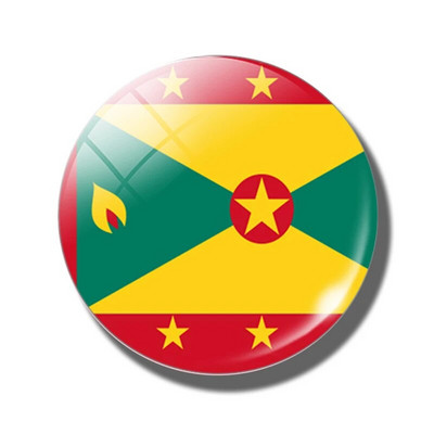 Hűtőmágnes Honduras zászló Jamaica Mexikó Haiti Belize Amerika Kanada Kuba Bahama-szigetek 30 mm-es mágneses hűtőmatricák