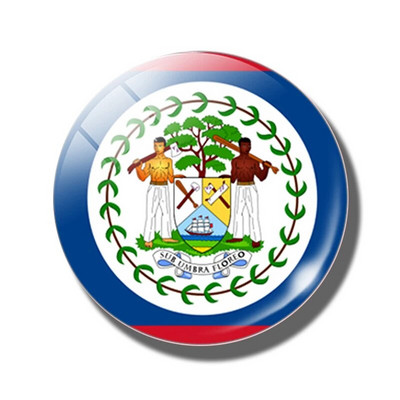 Hűtőmágnes Honduras zászló Jamaica Mexikó Haiti Belize Amerika Kanada Kuba Bahama-szigetek 30 mm-es mágneses hűtőmatricák