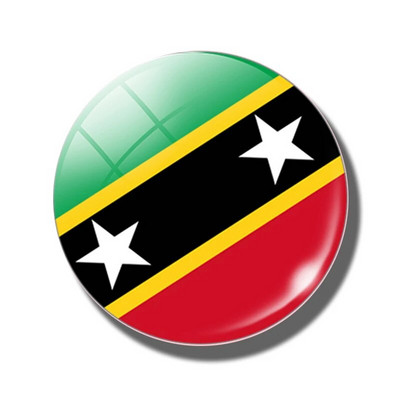 Hűtőmágnes Honduras zászló Jamaica Mexikó Haiti Belize Amerika Kanada Kuba Bahama-szigetek 30 mm-es mágneses hűtőmatricák