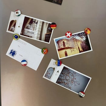 Флаг с магнит за хладилник, Беларус, Естония, Латвия, Литва, Русия, Украйна, Молдова, Източноевропейски национален флаг, 30 мм стъклен магнитен S