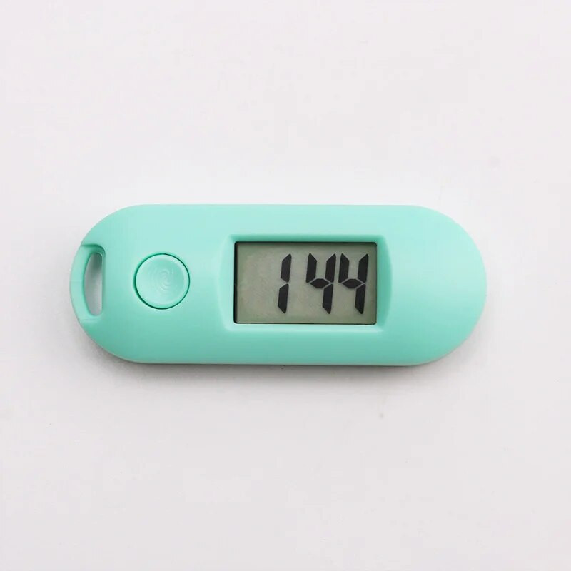 Мини преносим дигитален електронен часовник Студентски часовник с ключодържател Тих тестов джобен часовник Зелена подсветка LCD дисплей Цифров часовник