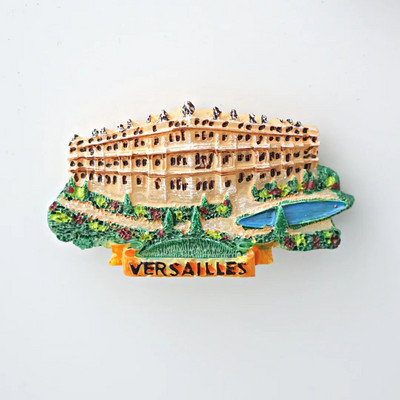1 τεμ., France Fridge Magnets, Paris Tower Versailles Cote d`Azur Notre Dame Louvre Modeling Refrigerator Stickers, France Travel