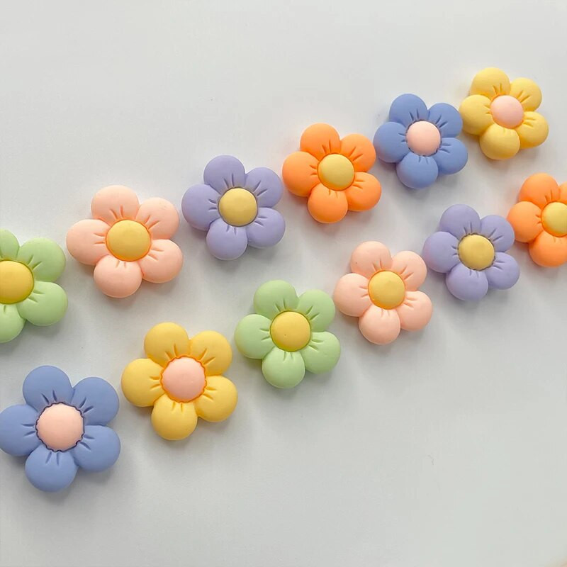 12 БР. Нови оригинални цветни магнити за хладилник с цветя за украса на черна дъска Магнитни сладки флорални магнити за хладилник Домашен декор