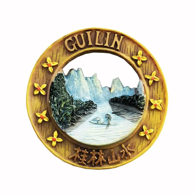 Китай Пътуващи стикери за хладилник Начало Декор Пекин Туристически сувенири Смола Магнити за хладилник Магнитни стикери Великата стена