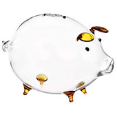 Διαφανής Κουμπαράς Lovely Pig Shaped Money Pot Διακοσμητική γλάστρα Saving Money Boxes Δώρα για παιδικά πάρτι γενεθλίων