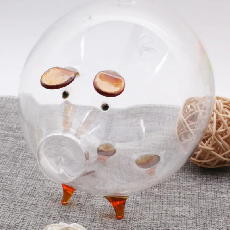 Прозрачна касичка Прекрасна гърне с пари във формата на прасе Декоративно гърне за пестене на пари Кутии за пари за деца Подаръци за рожден ден