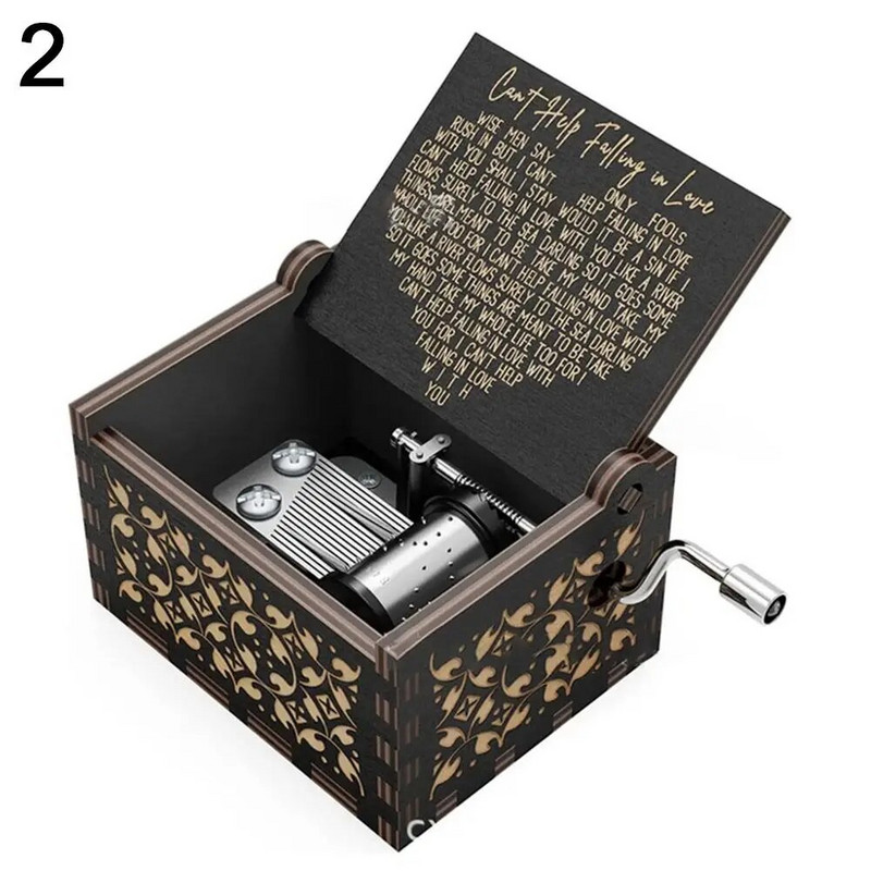 ключови думи: Can`t Help Falling in Love Wood Music Box Музикална кутия Howl`s Moving Castle