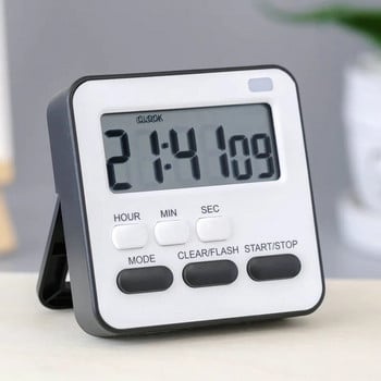Φορητό μίνι ψηφιακό ρολόι με χρονοδιακόπτη φωτός που αναβοσβήνει Μαγειρική Κουζίνα Αθλητικό παιχνίδι μελέτης με μαγνητικό ξυπνητήρι αντίστροφης μέτρησης