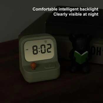Δημιουργικό ρετρό μίνι χειροκίνητο μηχάνημα παιχνιδιών Ξυπνητήρι Παιδικό χαριτωμένο ψηφιακό ρολόι πολλαπλών λειτουργιών αντίστροφη μέτρηση Αναβολή επιτραπέζιο ρολόι